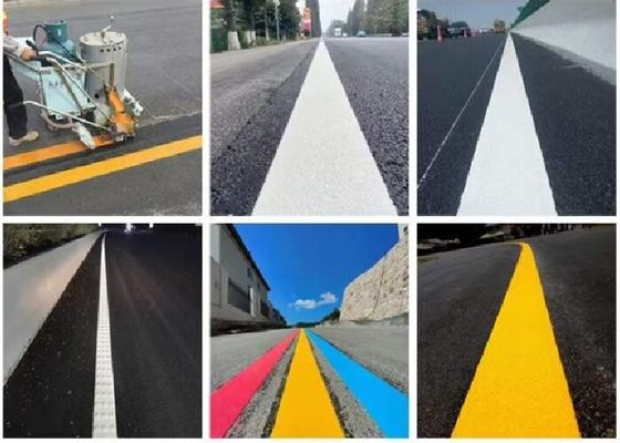 خرید رنگ بازتاب دهنده ترموپلاستیک سازگار با محیط زیست رنگ سفید نشان دادن جاده تولید آنلاین
