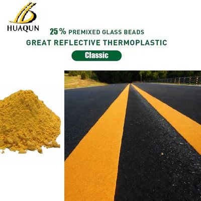 خرید رنگ کلاسیک بازتاب دهنده خط گرم ذوب نشان گذاری 25٪ گلس دانه های گلس رنگ ترموپلاستیک جاده نشان گذاری تولید آنلاین