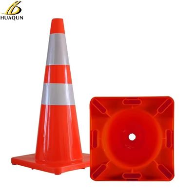 خرید مخروط های فرسایشی نارنجی بزرگراه PVC مخروط ترافیک سفارشی برای هشدار موثر تولید آنلاین