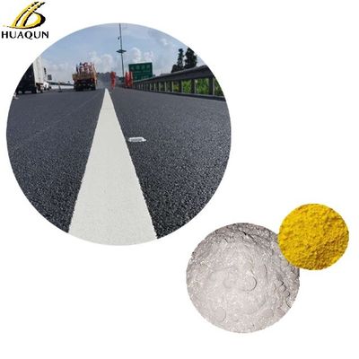 خرید رنگ داغ ذوب قابل دوام، رنگ زرد بازتاب دهنده برای علامت گذاری جاده تولید آنلاین
