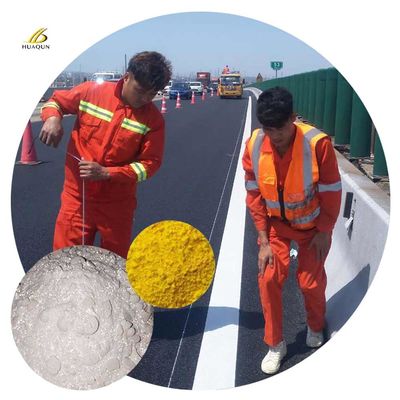 خرید رنگ ترموپلاستیک AASHTO M249 با گره های شیشه ای و رنگدانهایی برای علامت های روشن و ماندگار تولید آنلاین