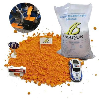 خرید کارخانه هوا قن پوشش جاده ای بازتابی بالا BS3262 رنگ ترموپلاستیک با دانه های شیشه ای تولید آنلاین