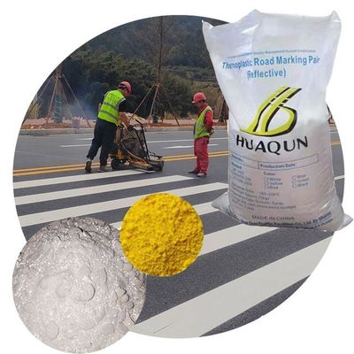 خرید رنگ ترموپلاستیک بازتاب دهنده AASHTO M249 برای چسبندگی و مقاومت در برابر لغزش روی سطوح جاده تولید آنلاین