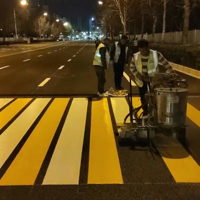 خرید رنگ مرموزش جاده ای ترموپلاستیک حرفه ای برای نصب سریع و
نشانه های دوامدار خط ترافیک تولید آنلاین