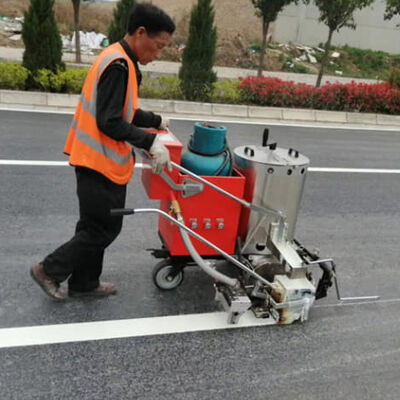 خرید پودر رنگ خط کشی جاده بازتابنده کارخانه گوانگژو با مهره های شیشه ای مخلوط شده تولید آنلاین