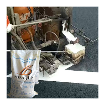 رنگ علامت گذاری جاده ترموپلاستیک با بازتابندگی بالا و ماندگاری طولانی برای علامت گذاری جاده با مهره های شیشه ای