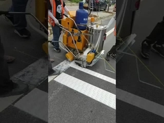 لرزش پوشش ذوب داغ 20٪ گلس دانه های ترموپلاستیک رنگ نشان دادن جاده