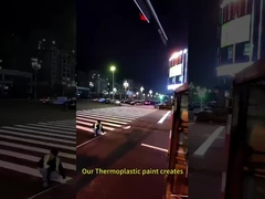 رنگ ترموپلاستیک مقاوم در برابر فرسایش و دوام طولانی برای علامت گذاری جاده